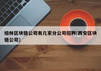 榆林区块链公司有几家分公司招聘[西安区块链公司]